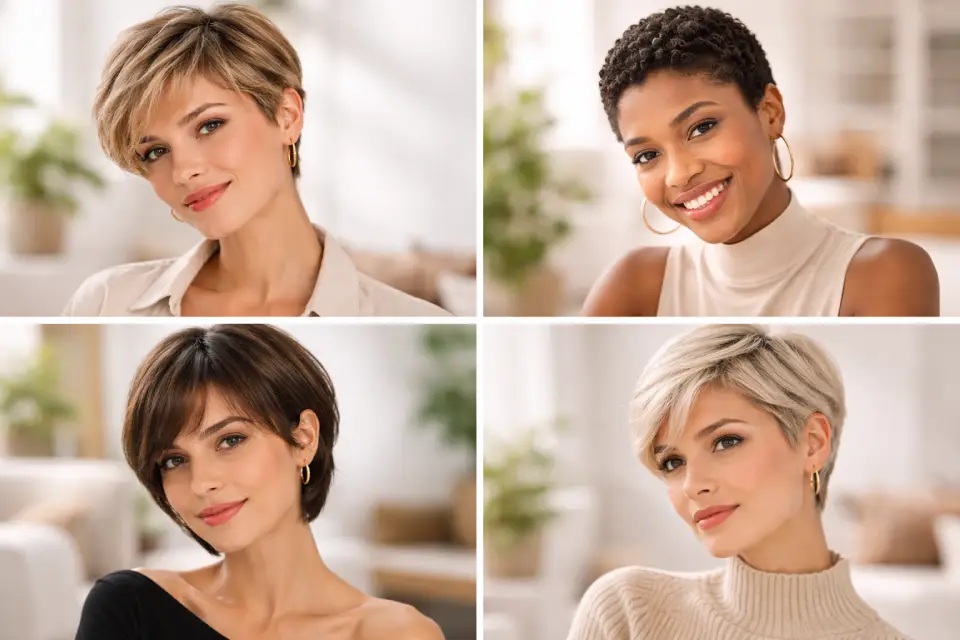 Coupe courte femme