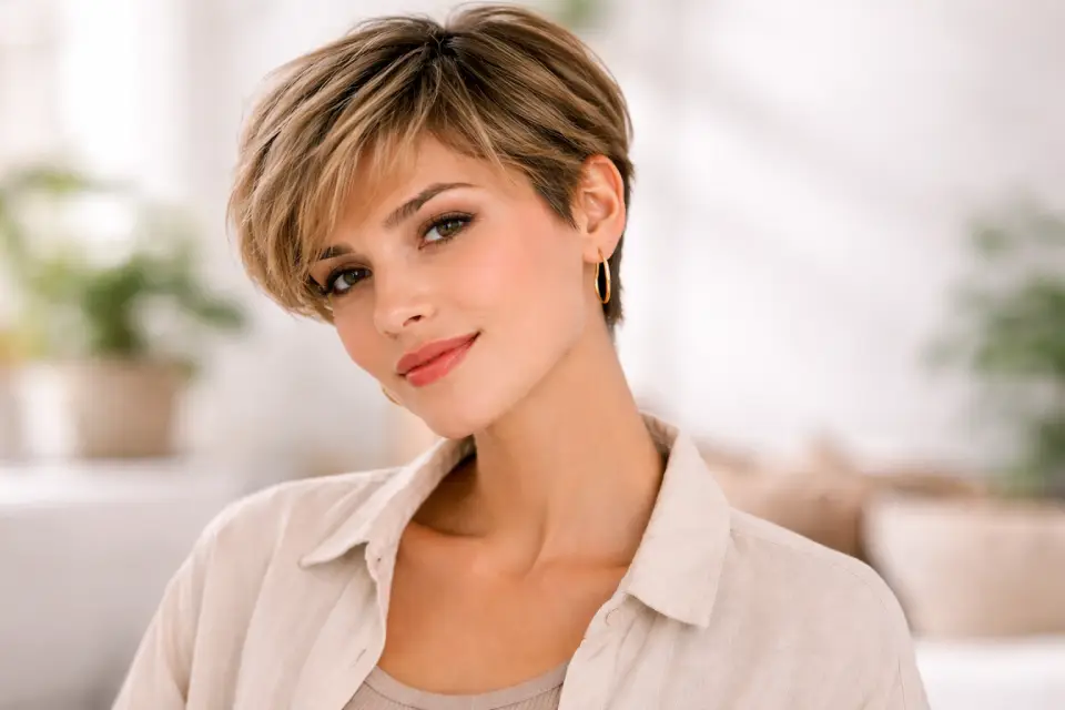 Coupe courte femme