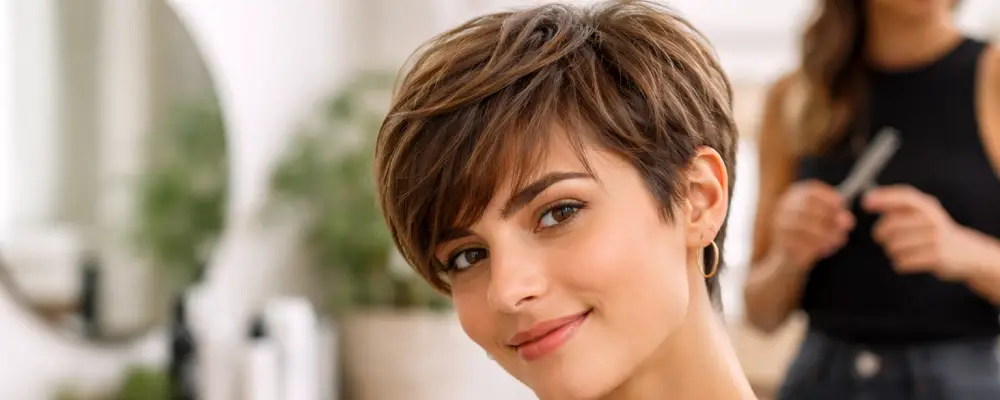 Coupe courte femme