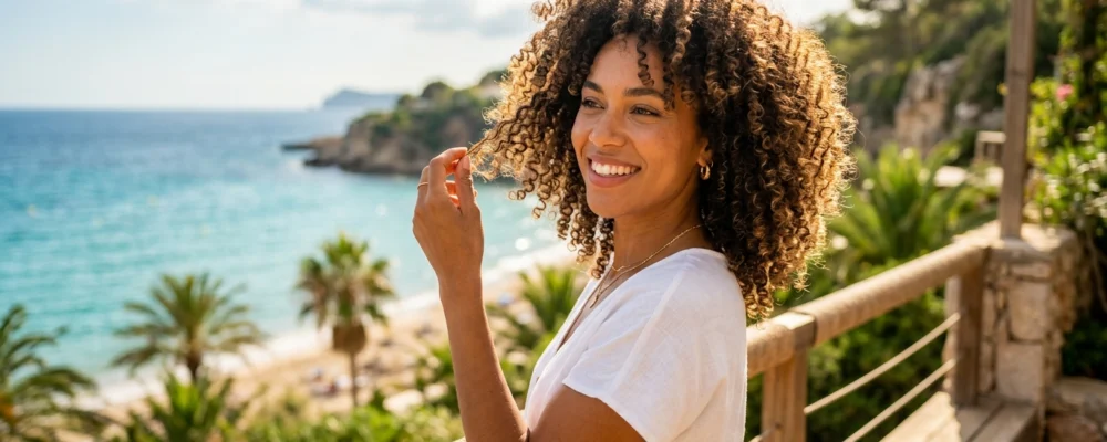 Entretenir boucles naturelles chaleur : gestes quotidiens protecteurs : cheveux bouclés en été