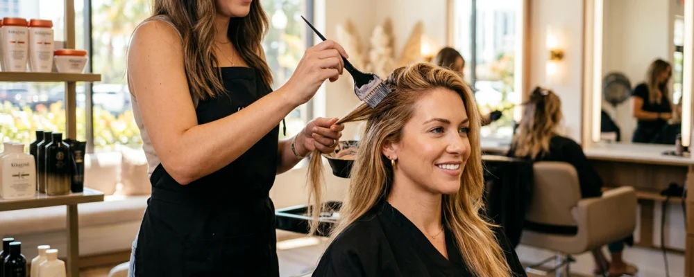 Entretenir sa couleur de cheveux en été au salon : quand et comment retoucher : Entretenir sa couleur de cheveux en été
