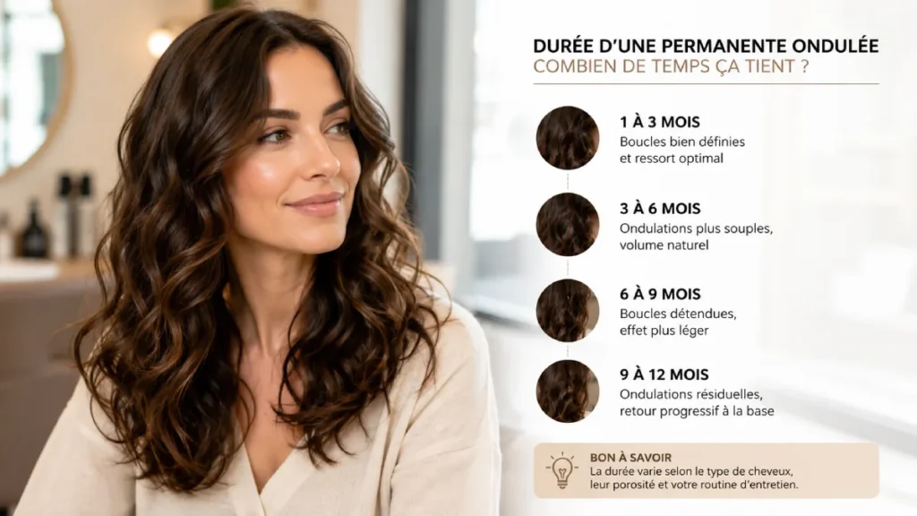 Permanente ondulée : résultats, durée et entretien
