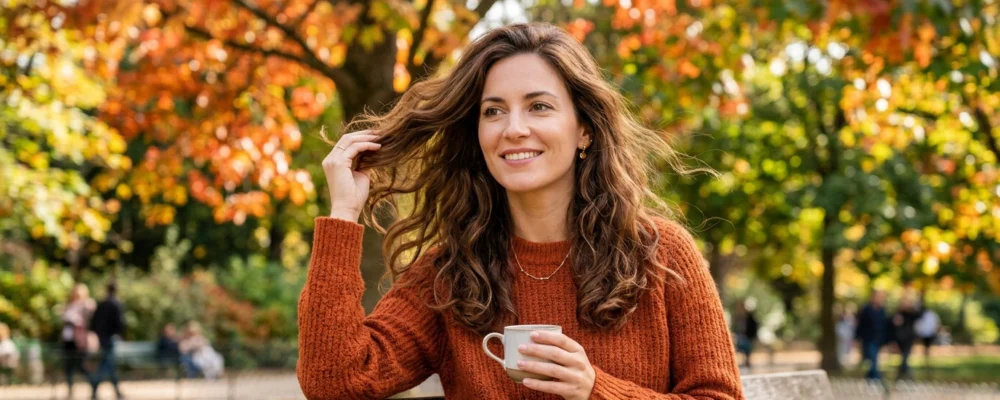 Illustration de Chute de cheveux automne femme : les causes spécifiques pour chute de cheveux en automne